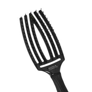 Olivia Garden FingerBrush Midnight Desert - kefy na rozčesávanie/fúkanie, limtovaná edícia Black Onyx - čierny ónyx