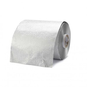 BraveHead Embossed Aluminium Foil - alobal v rolke s textúrou, 12cm x 100 m, 15 mikro 8860 - silver - stříbrný