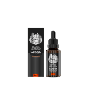 The Shave Factory Beard and Mustache Care Oil SandalWood - olej na bradu a fúzy s vôňou santalového drievka 30 ml (menšie balenie)