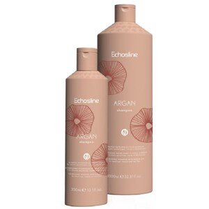 Echosline New Argan Shampoo - šampón pre oslabené a chemicky ošetrované vlasy 1000 ml