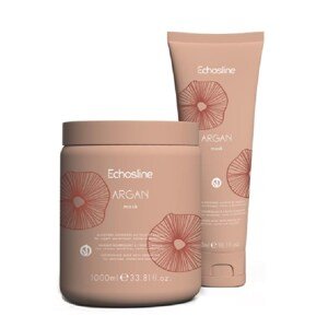 Echosline New Argan Mask - maska pre oslabené a chemicky ošetrované vlasy, 300 ml