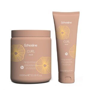 Echosline Curl Mask - maska pre kučeravé a vlnité vlasy, 300 ml