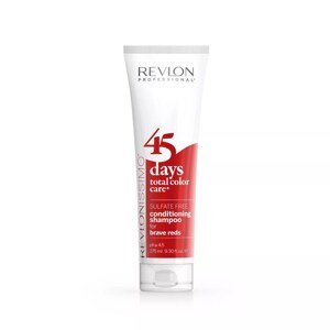 Revlonissimo 45 Days Conditioning Shampoo - kondicionačný šampón, 275 ml Brave Reds - pre červené odtiene