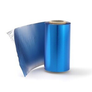 BraveHead Aluminium Foil - kadernícky alobal na melír 8884 - BLUE - modrý alobal, 125 m, 15 mikro