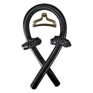 JzA Wave Roller - natáčka na vlny s gumičkami a štipcom W/B - čierna natáčka