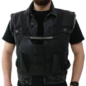 Marmara Barber The Barber Shield Chest Holder - barber vesta