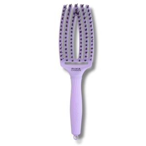 Olivia Garden FingerBrush Iconic - kefa na rozčesávanie a fúkanie vlasov Lavender - levanduľová