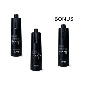 AKCIA: 3+1 Echosline Karbon 9 Shampoo - šampón s aktívnym uhlím pre poškodené a chemicky ošetrené vlasy, 1000 ml