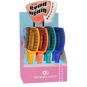 DISPLAY: Olivia Garden Fingerbrush On The Road Again - set kief na rozčesávanie a fúkanie, 8 ks