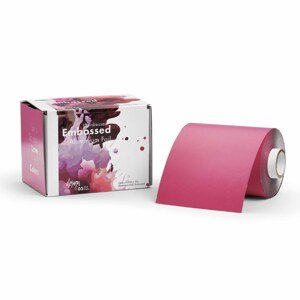 BraveHead Embossed Aluminium Foil - alobal v rolke s textúrou, 12cm x 100 m, 15 mikro 8856 - Hot Pink - ružový