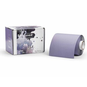 BraveHead Embossed Aluminium Foil - alobal v rolke s textúrou, 12cm x 100 m, 15 mikro 8857 - Lavender - levanduľový