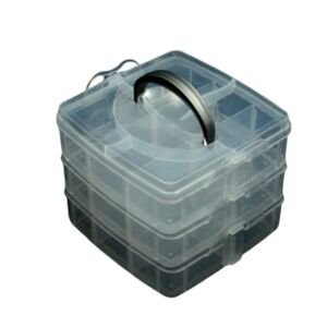 JzA KUFEREK1 Set Box - prázdny kufrík/organizér na sponky, pinetky, gumičky