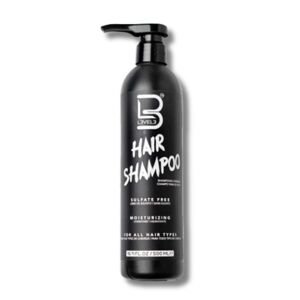 L3VEL3 hair Shampoo Sulfate Free Moisturizing - výživný šampón pre mužov bez SLS/SLES, 500 ml