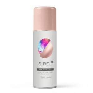 Sibel 1 Day Hair Color Spray - 1 dňové spreje - pastelové, glitrové, farebné, 125 ml METALLIC ROSE GOLD - metalický ružovo-zlatý