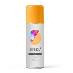 Sibel 1 Day Hair Color Spray - 1 dňové spreje - pastelové, glitrové, farebné, 125 ml FLUO ORANGE - "svietivý" oranžový