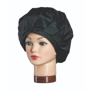 Sibel Plasti-Cap Perm Cap (501093202) - čierna polyesterová čiapka s upevnením na suchý zips