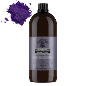 Nook Blonde Story EXTRA VIOLET Shampoo - neutralizujúci fialový šampón na blond vlasy, 1000 ml