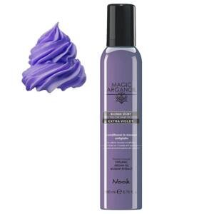 Nook Blonde Story No Yellow Whip Mousse Extra Violet - neutralizačná pena pre blond vlasy, 200 ml