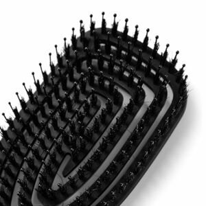 Peniculus FlexiBrush Combo - kvalitná kefa na vlasy - mix diviačich štetín a nylonových 7916 - Black/čierna