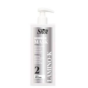 Shot Lamino K Mirror Mask 2 - maska na vlasy s vysokým leskom, 200 ml