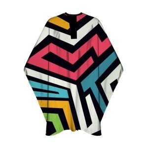 Marmara Barber Capes - pláštenky na strihanie - vzorované, na háčik BCP-FNK FUNKY COLORS