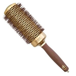 Olivia Garden Blowout Speed GOLD&BROWN - keramická predĺžená kefa na fúkanie s ion technológiou 55 mm