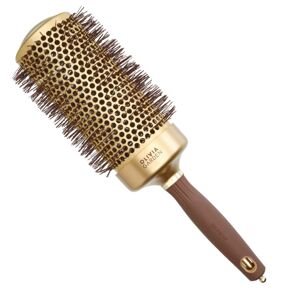 Olivia Garden Blowout Speed GOLD&BROWN - keramická predĺžená kefa na fúkanie s ion technológiou 65 mm