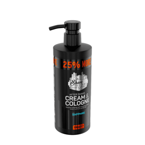 The Shave Factory After Shave Cream&Cologne - krémová kolínska po holení, 500 ml Sapphire - intenzívna pánska vôňa typ:  Aqua