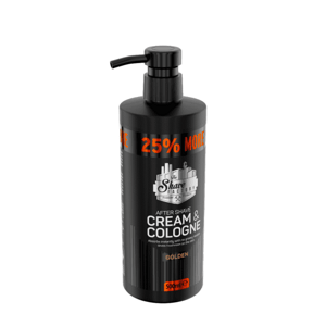 The Shave Factory After Shave Cream&Cologne - krémová kolínska po holení, 500 ml Golden - okúzľujúca vôňa s drevitými tónmi a jemne sladkastým podtónom