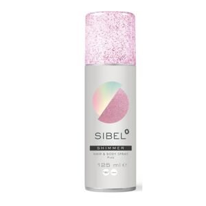 Sibel 1 Day Hair Color Spray - 1 dňové spreje - pastelové, glitrové, farebné, 125 ml P005264 Shimmer Pink - ligotavá ružová