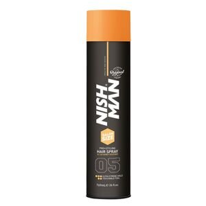 Nishman Hair Styling 05 Ultra Strong Hold Spray - lak na vlasy SALON SIZE: 769 ml