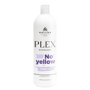 Kallos PLEX No Yellow Shampoo - ošetrujúci šampón s potlačením nežiadúcich žltých odleskov 1000 ml