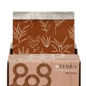 Framar PU-500 Pop Up Foils 5x11 - predrezaný alobal s textúrou, 500 ks PU-500NTER - Terra edícia