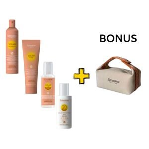 AKCIA: Echosline SOLAR - letná línia - šampón, maska, 300 ml , sprej a spf sprej, 100 ml + kozmetická taška