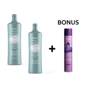 AKCIA FA038: Fanola Wonder Frequent - časté umývanie - šampón, 1000 ml a kondicionér, 1000 ml + FIX IT - lak na vlasy, 500 ml