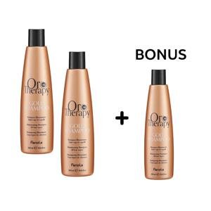 AKCIA FA057: 2+1 ​Fanola Oro Therapy Argan Oil Shampoo - regeneračný šampón s argánovým olejom, 300 ml