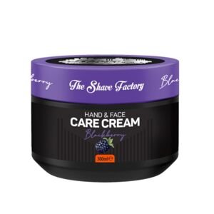 The Shave Factory Hand & Face Care Cream Blackberry - krém na tvár a ruky s vôňou černíc, 300 ml