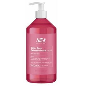 Shot Color Care Extreme Mask - extra intenzívna maska pre farbené vlasy Color Care - maska, 1000 ml