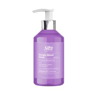 Shot Simply Blond Mask - regeneračná maska pre blond vlasy Simply Blond - maska, 250 ml