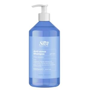 Shot AntiStress Shampoo - šampón proti krepateniu a pre namáhané vlasy AntiStress - šampón, 1000 ml