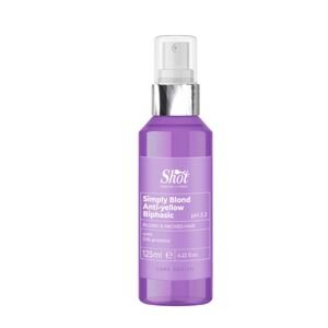 Shot Simply Blond Anti-Yellow Bi-Phasic - dvojfázový sprej s neutralizačným účnikom žltého nádychu, 125 ml