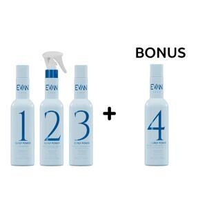 AKCIA: Evan Care CURLY POWER - intenzívna regenerácia kučeravých vlasov č.1, č.2, č.3 + maska č. 4, 300 ml