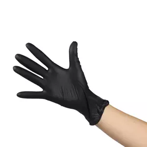 JRL Nitrile Gloves - nitrilové čierne rukavice, 100 ks/bal