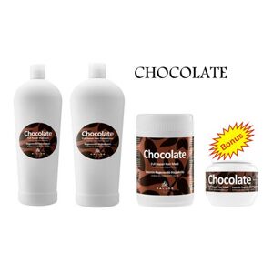 AKCIA: Kallos Chocolate Set - šampón, maska, kondicionér, 1000 ml + maska, 275 ml