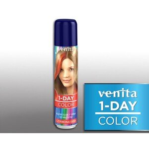 Venita 1- Day color - 1 dňový farbiaci sprej, 50 ml Červený 4