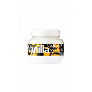 Kallos Vanilla hair mask - regeneračná maska na vlasy s leskom Vanilla - 275 ml