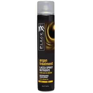 Black Argan Treatment HairSpray - extra silný lak na vlasy s arganovým olejom, 500 ml