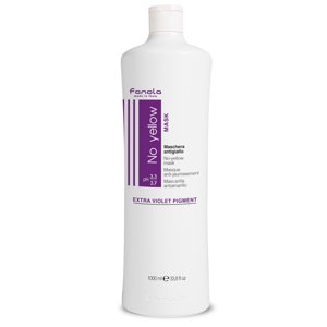 Fanola No yellow - maska pre odfarbené, blond, melírované alebo šedivé vlasy 1000 ml