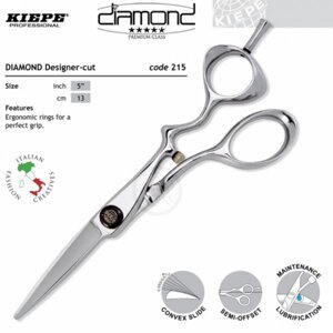 ​Kiepe THREE STARS Diamond Series 215 Designer - profesionálne kadernícke nožnice 215 6,0"
