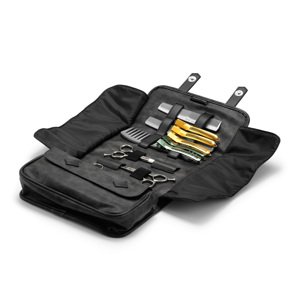 Stylists mini case, vintage black 9133 - profesionálne púzdro na kadernícke potreby, čierne